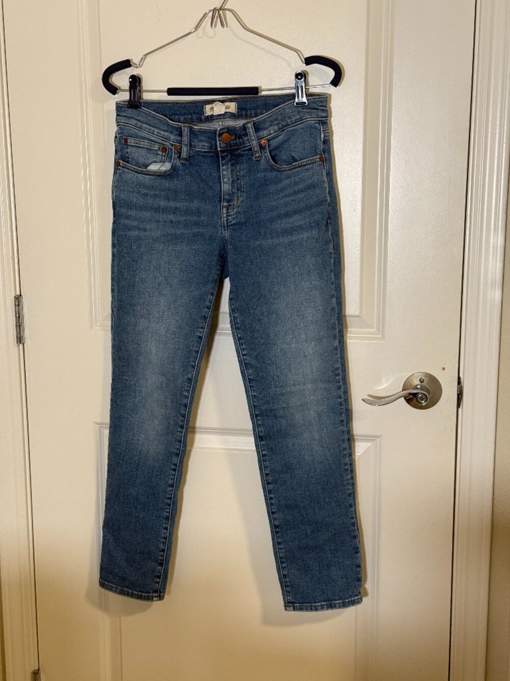 Madewell The Slim Boyjean Low-Rise 25P Medium Wash